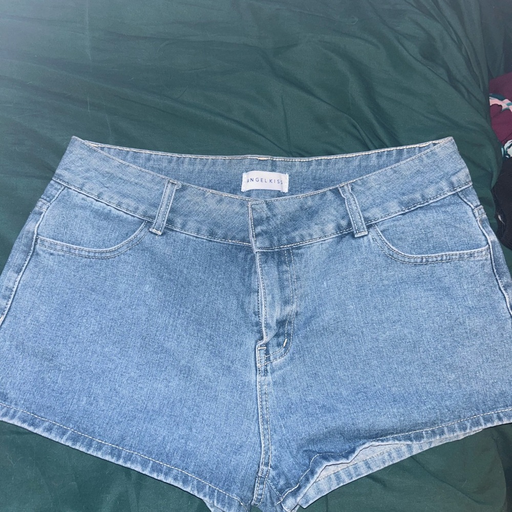 Angel Kiss Light Blue Jean Shorts